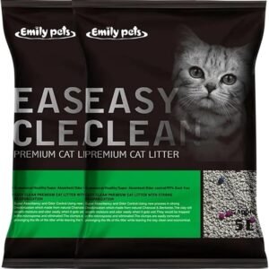 Emily Pets Fresh Scented Clumping Cat Litter 100% Natural Bentonite (20L) (Apple)